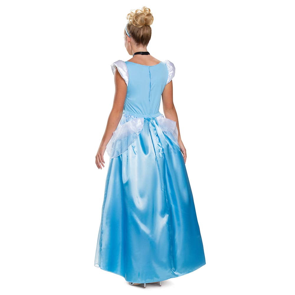 Adult Deluxe Cinderella Costume Adult Womens Black Blue White XL Disguise