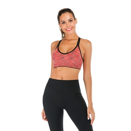 

Sports Bras for Women Seamless Yoga Sports Tank Bra with Detachable Built in Pad