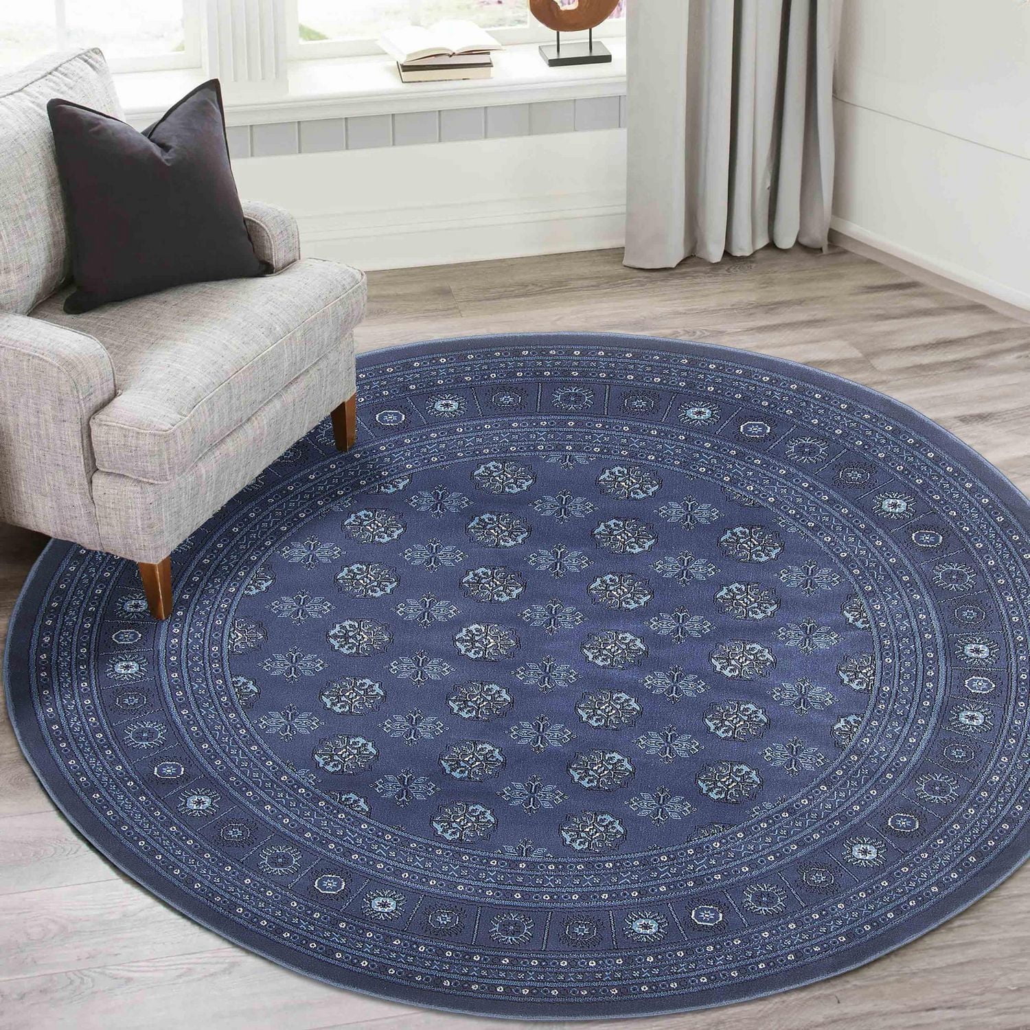 ECARPET Bokhara Oriental Area Rug for Living Room