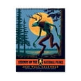 KUOZHUOW Clearance!! 2025 Wall Calendar Legends of the National Parks