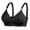 Black, variant on VerPetridure Bras for Women Plus Size Woman's Solid Color Comfortable Hollow Out Perspective Bra Underwear No Rims
