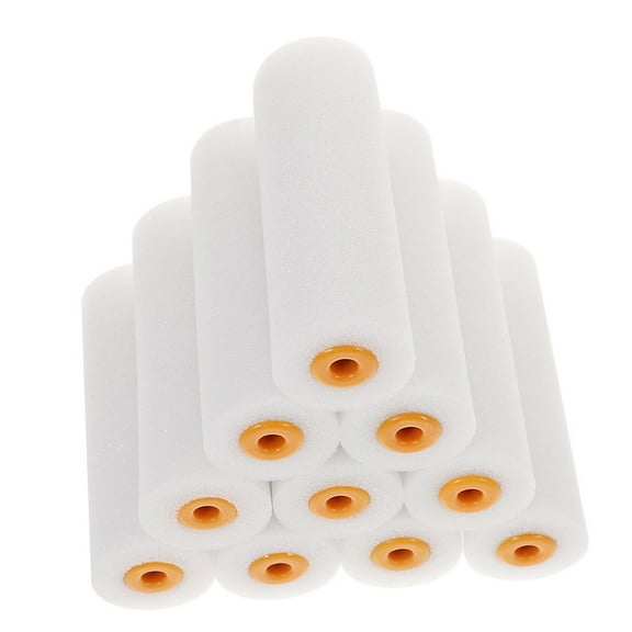 Niceauty 10Pcs Replacement Paint Roller Covers Assorted Color for Wall Painting Projects