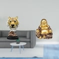 thumbnail image 2 of Escultura de mesa,Escultura de cabeza de tigre Estatua moderna de sobremesa,Figura de cabeza de animal para decoración de escritorio de resina.,Estatua de Buda,Figuras de estatuas de Buda, 2 of 8