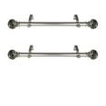 thumbnail image 2 of Archie Curtain Rod 1.5 inch OD, 66" - 115" long - Satin Nickel, 2 of 2