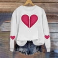 thumbnail image 5 of successthop Zip Up Sweatshirts for Women Heart Casual Crewneck No Hood Tops Long Sleeve Outfits Festival Clothes 2XL, 5 of 6