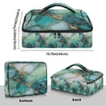 thumbnail image 3 of Iauyy Casserole Carrier for Hot Food Insulated Casserole Travel Carry Bag with Lid Food Warmer Bag for Party/Picnic,Cyan Blue, 3 of 7