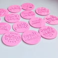 thumbnail image 5 of Molde para estampar letras de galletas con forma de galleta y molde para azucar con forma de corazón para tarta de feliz cumpleaños Película laminada práctica y de moda, 5 of 5