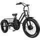 thumbnail image 1 of Tricicleta Bicicleta Electrica Adultos 7 Vel 43km/h 720w 48v Negro E-Be, 1 of 6