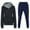 Navy, variant on Generic 2 Pc Sweatsuits Set for Women Long Sleeve Cowl Neck Hoodie Drawstring Sweatpants Set Fashion Casual Loungewear