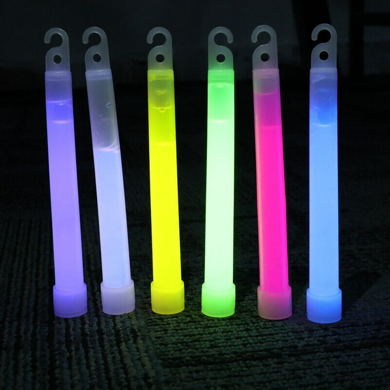 Bulk Lot Ultra Bright 6 Inch Large Glow Sticks - Light Up Sticks 12 Hr  Duration