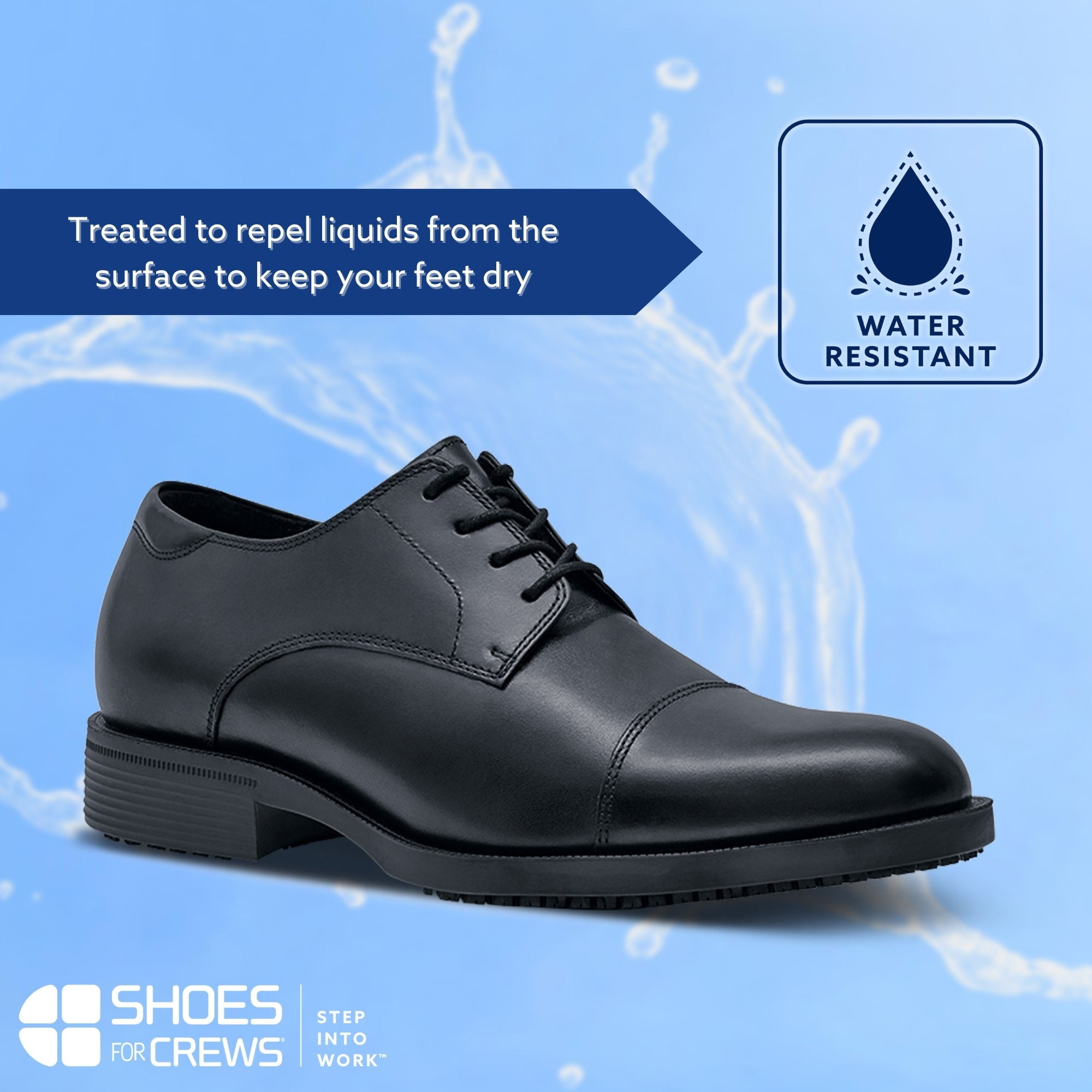 Shoes For Crews Senator Oxford Shoes Mens 13 Slip Resistant Work Dress Black NWT Senator | Free Shipping | Shoes For Crews Europe main image 4