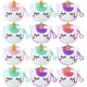 thumbnail image 1 of Set de 12 Piezas Llavero de peluche Unicornio, 1 of 5