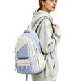 thumbnail image 3 of Miaoju School Backpack for Ages 8-16ï¼Cute Student Bookbag for Back to School, for Elementary & Middle School, Light Blue, 3 of 6