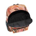thumbnail image 6 of FORMRS Kids School Backpack with Front Zippered Pocket 12" Student Travel Daypack, Abstract Orange Flowers, 6 of 6