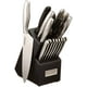 thumbnail image 1 of CUISINART Juego de cuchillos en bloque, juego de cuchillos para cubiertos de 17 piezas con cuchillas de acero para un corte preciso, ligero, acero inoxidable, duradero y apto para lavavajillas, C77SS-, 1 of 3