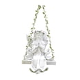 thumbnail image 2 of S SERENABLE Décoration en Résine pour Jardin Sculpture de Fée Suspendue d'Extérieur pour Cour Arrière Extérieure Rose, 2 of 9