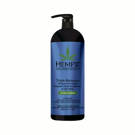 Hempz Triple Moisture Moisture-Rich Daily Herbal Whipped Crème Conditioner & Hair Mask 33oz