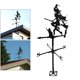 thumbnail image 5 of Veleta Veleta del tiempo 34 "Veleta de jardín Veleta Patio decoración para su hogar, garaje, cúpula, granero o Gazebo, 5 of 7