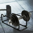thumbnail image 3 of MOVTOTOP Durable Iron Dumbbell Stand for Home Use Black Color Compact Size 1 Pair, 3 of 7