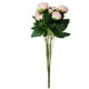 thumbnail image 1 of Ramo de flores artificiales de 15 cabezas, simulación de flores, decoración floral, oficina en casa, adorno de flores falsas, rosa claro Scienceny HA8258-01B, 1 of 6