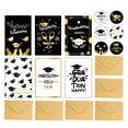 thumbnail image 1 of OULII Graduate Greeting Card Graduation Celebration Cards 1Set Delicate Design For Friends Colleagues, 1 of 7
