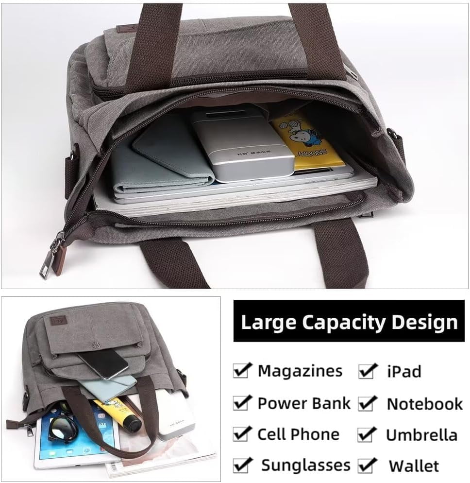 JennyShop Casual Fabric Bag, Hot Sale Canvas Purses and Handbags for Women, Medium Crossbody Purse Travel Work Tote Bag