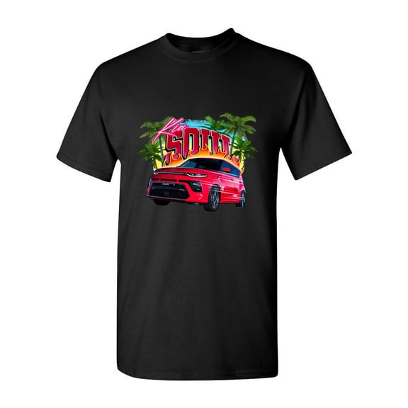Kia Soul Compact Car Automotive Enthusiast Graphic Design Fun Crossover Cute T-Shirt V60532, for men & women, up to size 5XL