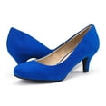 thumbnail image 2 of Zapatos de Mujer DREAM PAIRS Tacones Bajos Talla 9.5 Azul, 2 of 7