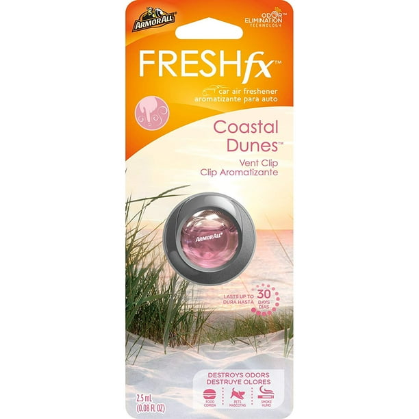 Armor All FRESHfx Car Air Freshener Vent Clip (Coastal Dunes) Walmart