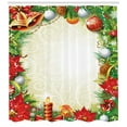 thumbnail image 3 of Ambesonne New Year Shower Curtain, Abstract Christmas Tree, 69"Wx75"L, Multicolor, 3 of 3