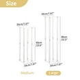 thumbnail image 6 of Nuptio 32" Acrylic Vase Clear Wedding Centerpieces for Tables Decor Set of 10, 6 of 11