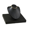 thumbnail image 3 of Soporte exhibición joyería cuero sintético, versátil, elegante y resistente, ideal para exhibir collares, para tiendas, tocadores, vitrinas, Negro, 3 of 8