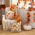 thumbnail image 3 of Fall Pillow Covers 18x18 inch Set of 2 Fall Decoration Pumpkin decor Autumn Outdoor Pillow Cover Thanksgiving Decoration for Home Couch 117C, 3 of 6