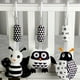 thumbnail image 5 of Juguetes Para Cochecito De Bebé, Juguete Para Bebé Recién Nacido, Sonajeros Colgantes En Blanco Y Negro, Juguetes Para Asiento De Coche De Cuna Infantil, Juguetes De Peluche Suaves Speravity FN006929-01, 5 of 6