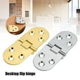 thumbnail image 4 of 2X 78Mm Folding Table Hinges Self Supporting Flush Mounted for Cabinet Furniture Gold, 4 of 10