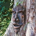 thumbnail image 2 of Escultura de resina de árbol Greenman para decoración de jardín, 14,1 cm × 24,6 cm, 2 of 3