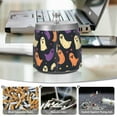 thumbnail image 6 of Yayeee Ashtray with Lid for Cigarette Smokeless Stainless Steel Home Ash Holder, Purple Halloween Ghosts, 6 of 7