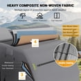 thumbnail image 4 of Ataucjin Upgraded Travel Trailer Cover 24-27FT,7 Layers top RV Travel Trailer Cover Fits Motorhome,Horse Trailer Cover Extra Windproof Straps&Waterproof Snowproof Camper Cover, 4 of 6