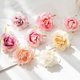 thumbnail image 3 of Cabezas de rosas artificiales, flores decorativas para boda, decoración del hogar, plantas falsas, materiales de decoración de pasteles de Navidad, barato, 5 uds., 3 of 4
