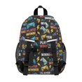 thumbnail image 3 of Game Controller Black Pattern Backpack for School, Cute School Bag with Adjustable Shoulder Straps and Padded Back, 15"x11.42"x5.5", 3 of 5