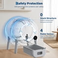 thumbnail image 4 of Automatic Self Cleaning Cat Litter Box with App Control and Triple Safety Protection, 76L Electric Litter Box with Washable Liner and Garbage Bags for Multiple Cats, Light Gray Dark Gray, 4 of 8