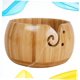 thumbnail image 3 of Wool Yarn Wooden Storage Bowl Large Yarn Bowl Knitting Supplies Crochet Browl Yarn Ball Set Ceramics, 3 of 5