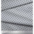 thumbnail image 2 of Soimoi Georgette Viscose Fabric Bird Small Print Fabric by The Yard 42 Inch Wide, 2 of 3
