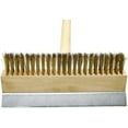 thumbnail image 4 of Soro Essentials- 10" Wide Pizza Oven Brush with Scraper and 36" Wooden Handle- Pizza Stone Grill Cleaner Safe and Efficient Cleaning Brush for Pizza Oven and Pizza Stone, 4 of 6