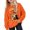 Orange, variant on ZHOGXU Halloween Themed Girls Ghost Pumpkin Cat Print Pullover Sweatshirt Long Sleeve O Neck Top For Kids Casual School Loose Fit Everyday Wear,Light Gray,3-4 Years