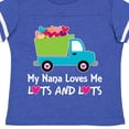 thumbnail image 4 of Inktastic Nana Loves Me Grandson Boys Boys Toddler T-Shirt, 4 of 5