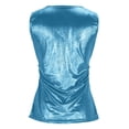 thumbnail image 5 of Rutainlusire Womens Trendy Shiny Party Sleeveless Tank Tops for Women Women's Fashion Multi-Color Glittery Party Top Sleeveless, 5 of 6
