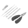 thumbnail image 3 of Kit de 6 cortaúñas de acero inoxidable de alta resistencia para uñas encarnadas gruesas., 3 of 14