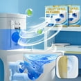 thumbnail image 4 of HomeKingdee Toilet Bowl Cleaner Tablets, Septic Safe Automatic Toilet Tank Cleaner with Sustained-Release Technology, Powerful Long-Lasting Blue Tabs, 4 of 6