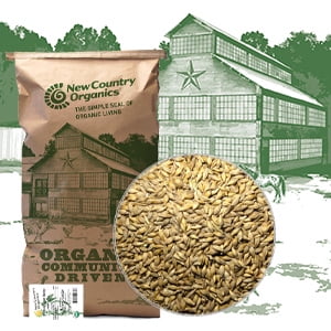 New Country Organics | Organic Barley for livestock | Certified Organic and Non-GMO | Feed Grade | 40 lbs